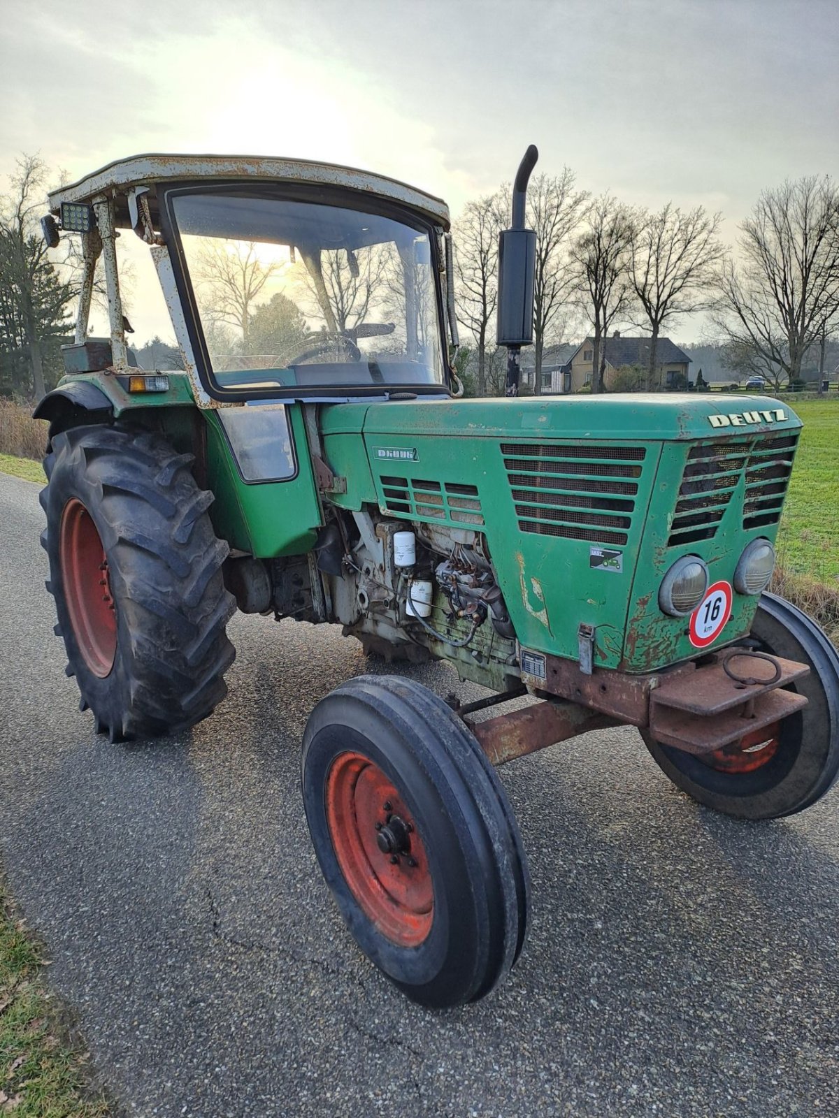 Oldtimer-Traktor Türe ait Deutz D 6006, Gebrauchtmaschine içinde Wierden (resim 8)