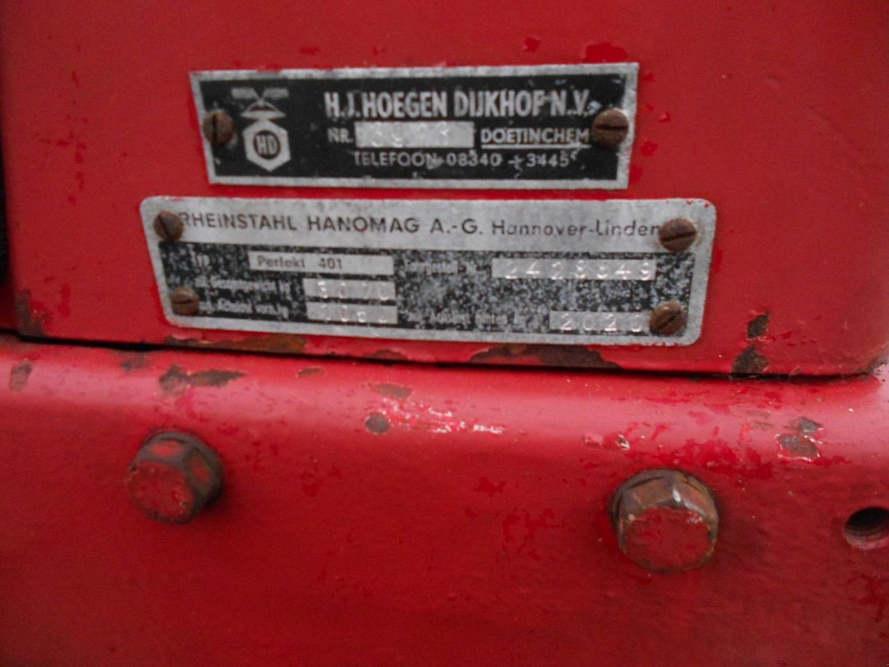 Oldtimer-Traktor tipa Hanomag 401, Gebrauchtmaschine u Oirschot (Slika 7)