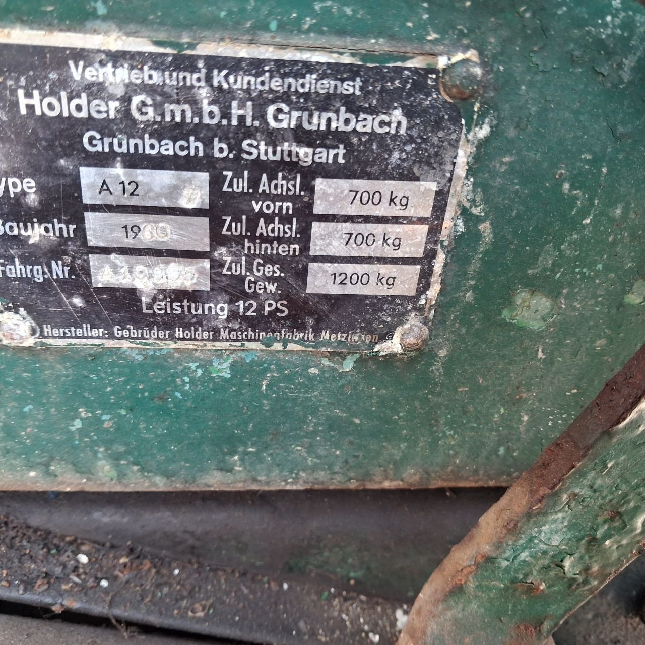 Oldtimer-Traktor типа Holder -, Gebrauchtmaschine в Alblasserdam (Фотография 7)