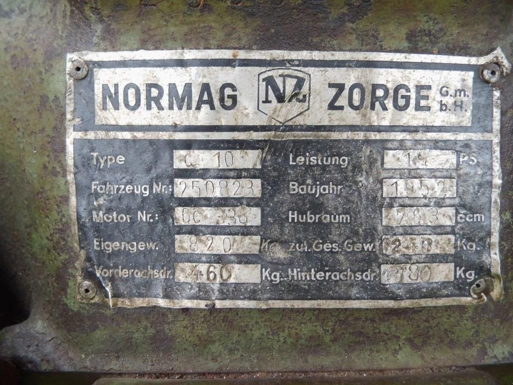 Oldtimer-Traktor typu Normag C 10, Gebrauchtmaschine v Streefkerk (Obrázek 4)
