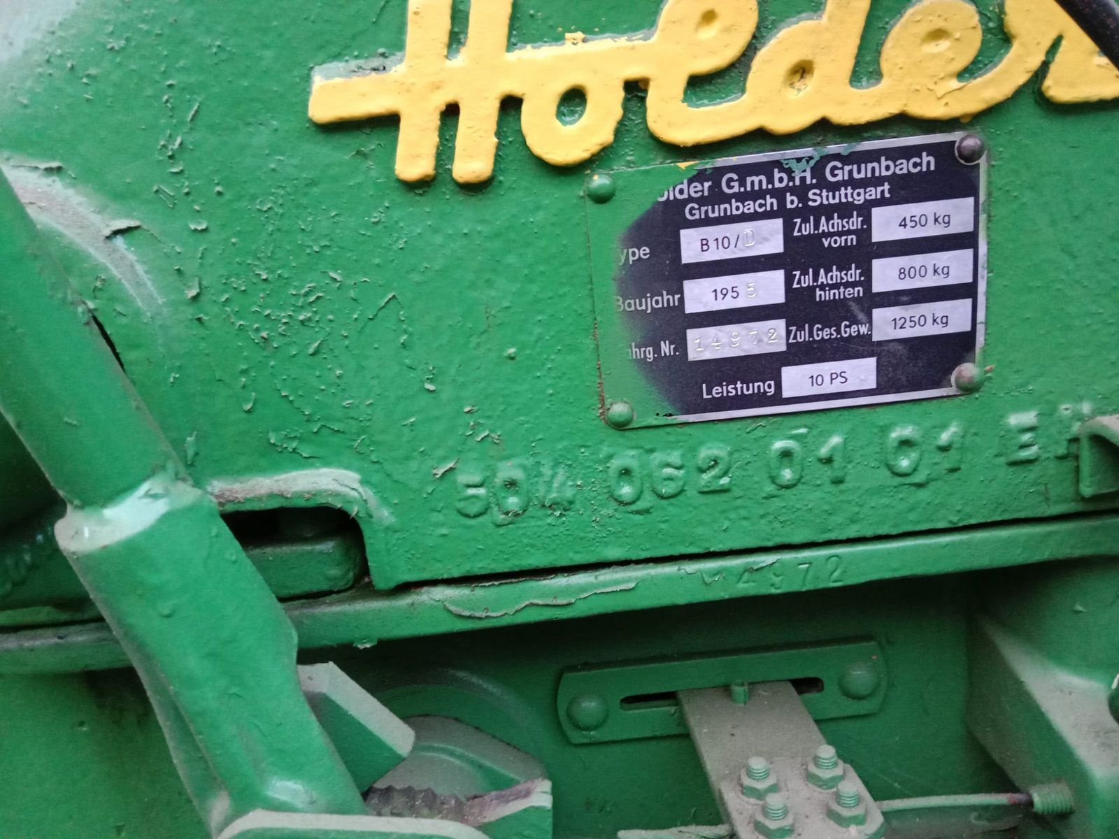 Oldtimer-Traktor des Typs Sonstige HOLDER, Gebrauchtmaschine in Burgkirchen (Bild 3)