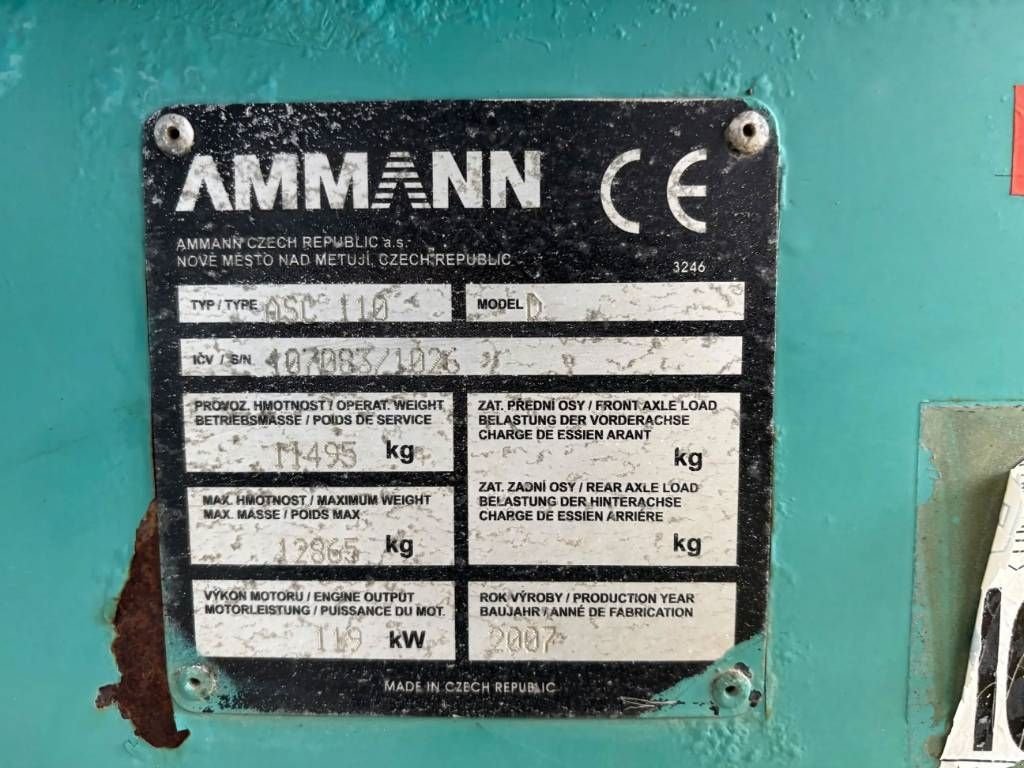Packer & Walze del tipo Ammann ASC110 D, Gebrauchtmaschine en Venlo (Imagen 9)
