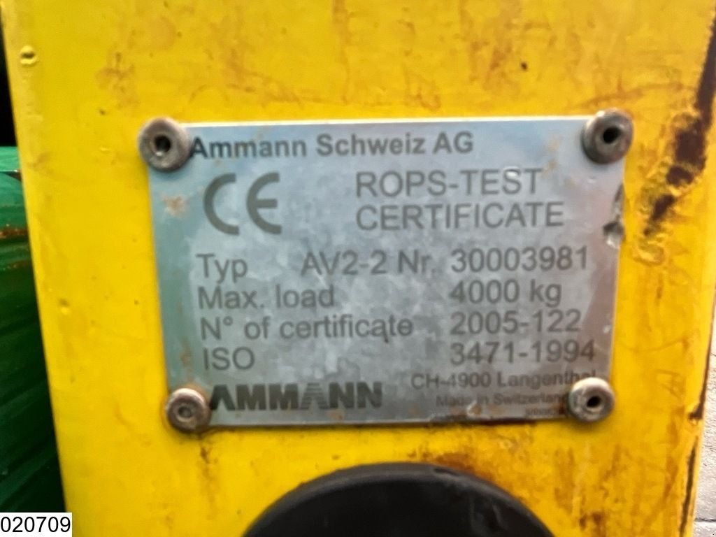 Packer & Walze типа Ammann AV26-2 2410H, Yanmar, 20 KW, Gebrauchtmaschine в Ede (Фотография 8)