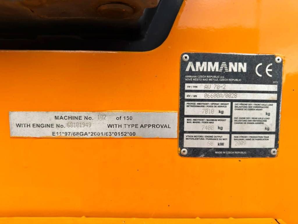 Packer & Walze a típus Ammann AV70-2, Gebrauchtmaschine ekkor: Venlo (Kép 8)