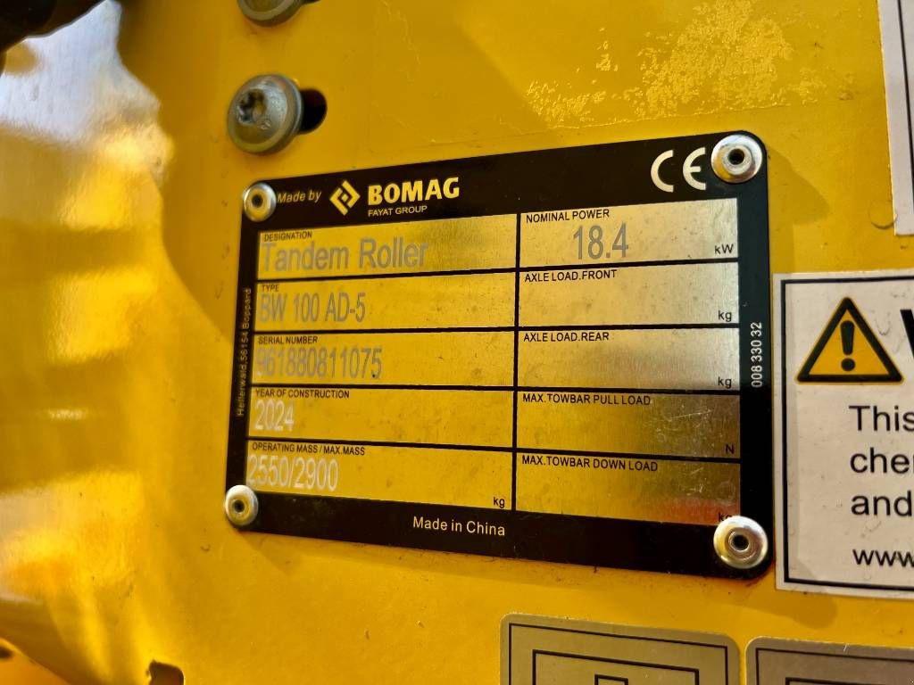Packer & Walze typu Bomag BW100 AD-5, Neumaschine w Venlo (Zdjęcie 8)