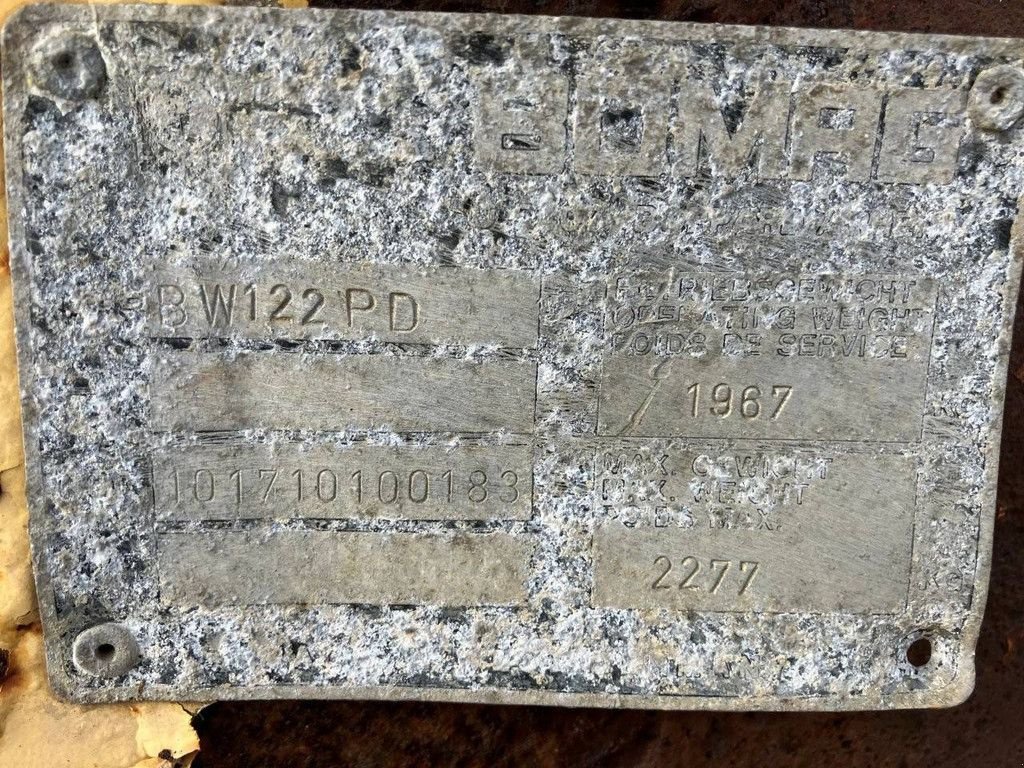 Packer & Walze tip Bomag BW122PD, Gebrauchtmaschine in Antwerpen (Poză 10)