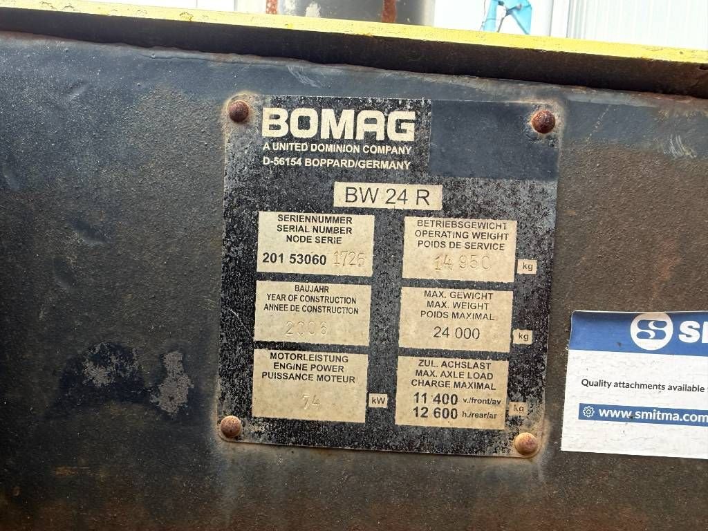 Packer & Walze typu Bomag BW24R, Gebrauchtmaschine w Venlo (Zdjęcie 8)