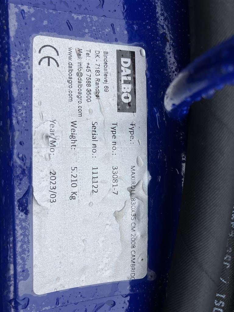 Packer & Walze типа Dalbo Maxiroll 830 Bugseret tromle med lamelplanke., Gebrauchtmaschine в Hurup Thy (Фотография 10)