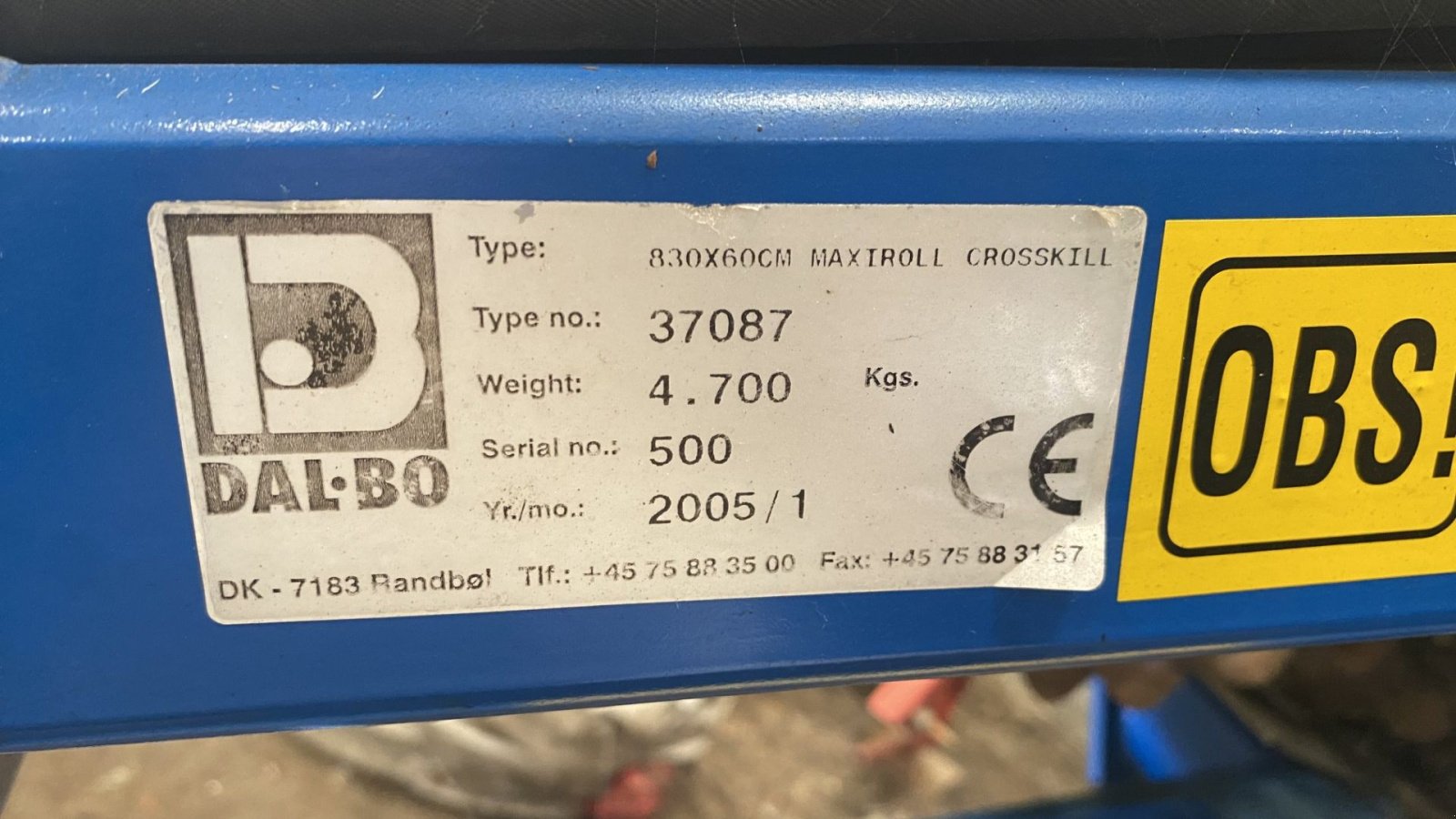 Packer & Walze типа Dalbo Maxiroll 830, Gebrauchtmaschine в øster ulslev (Фотография 5)