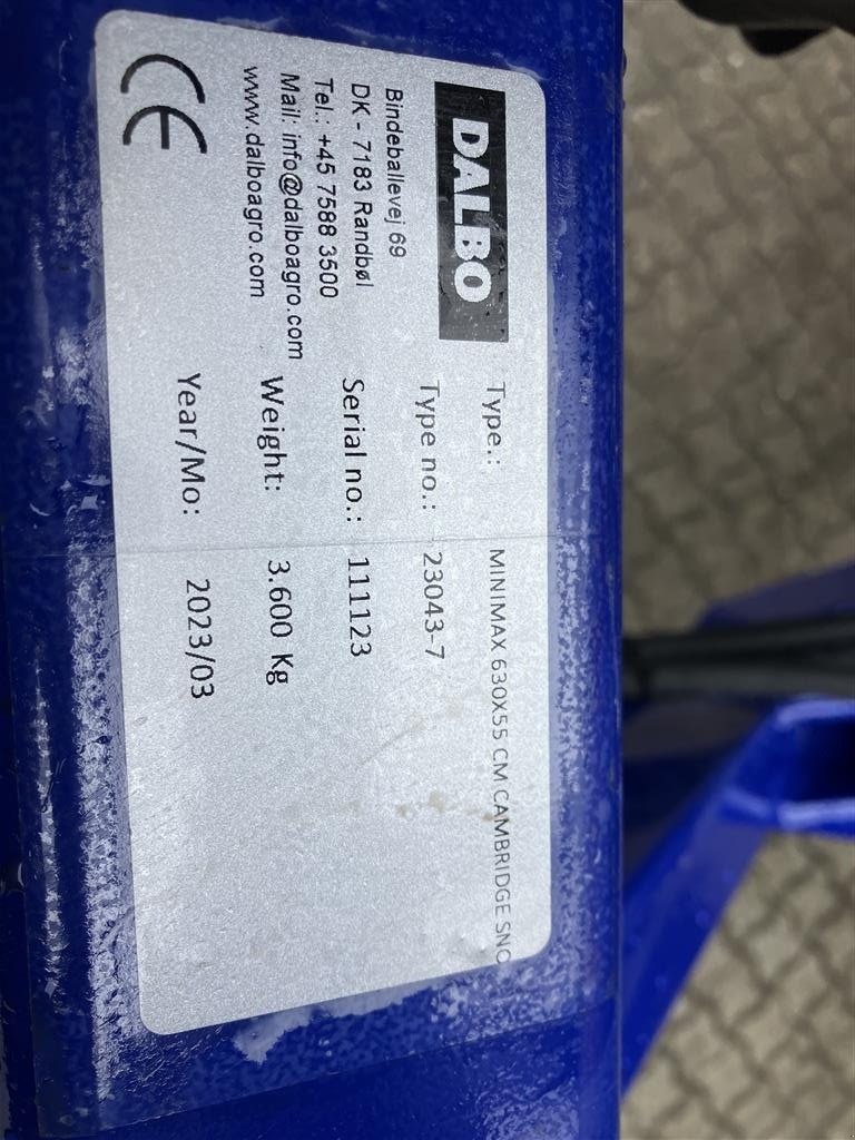 Packer & Walze типа Dalbo Minimax 630 Bugseret tromle., Gebrauchtmaschine в Hurup Thy (Фотография 11)