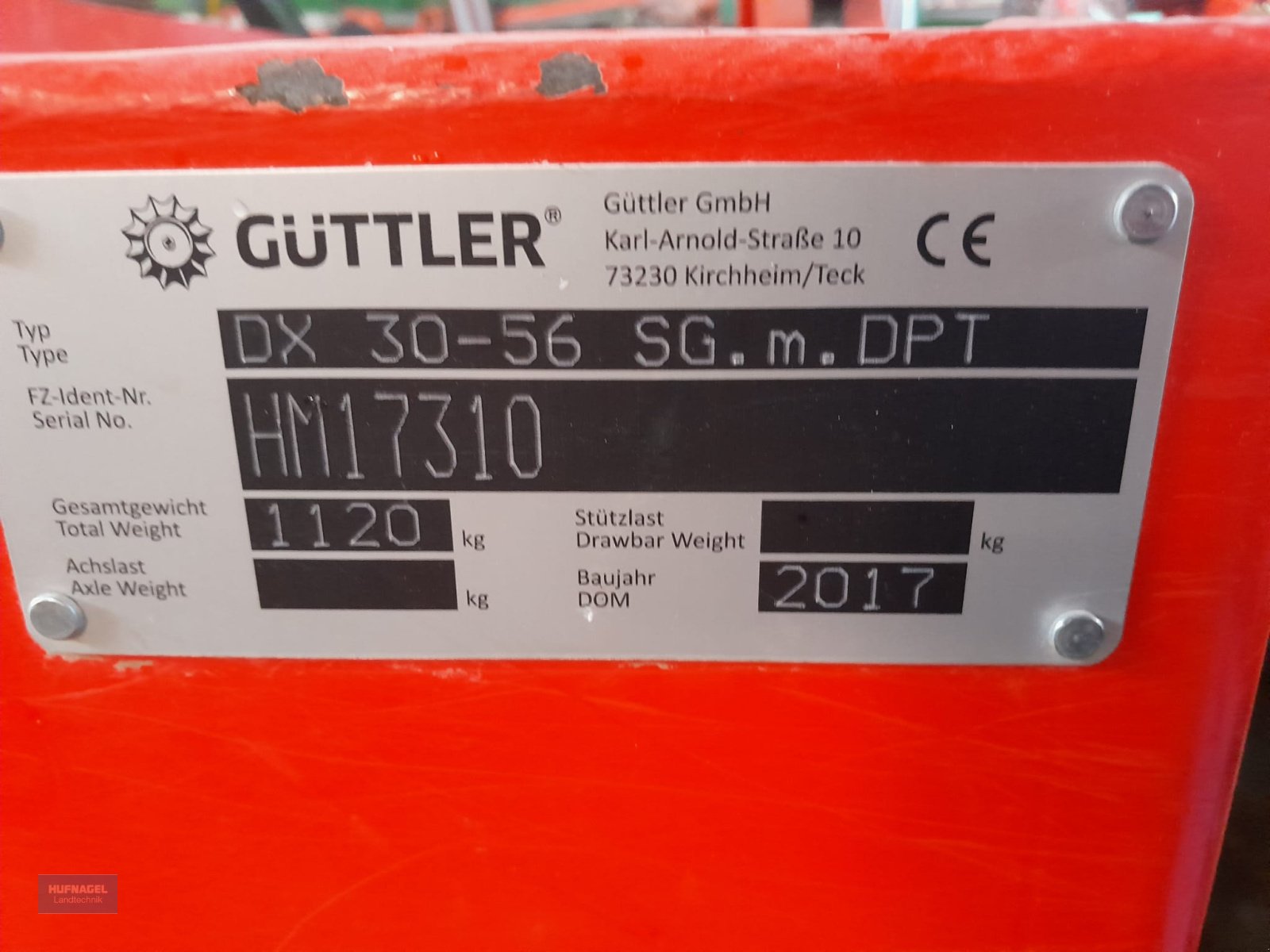 Packer & Walze tip Güttler Duplex DX 30-56, Gebrauchtmaschine in Neuhof-Zenn (Poză 5)