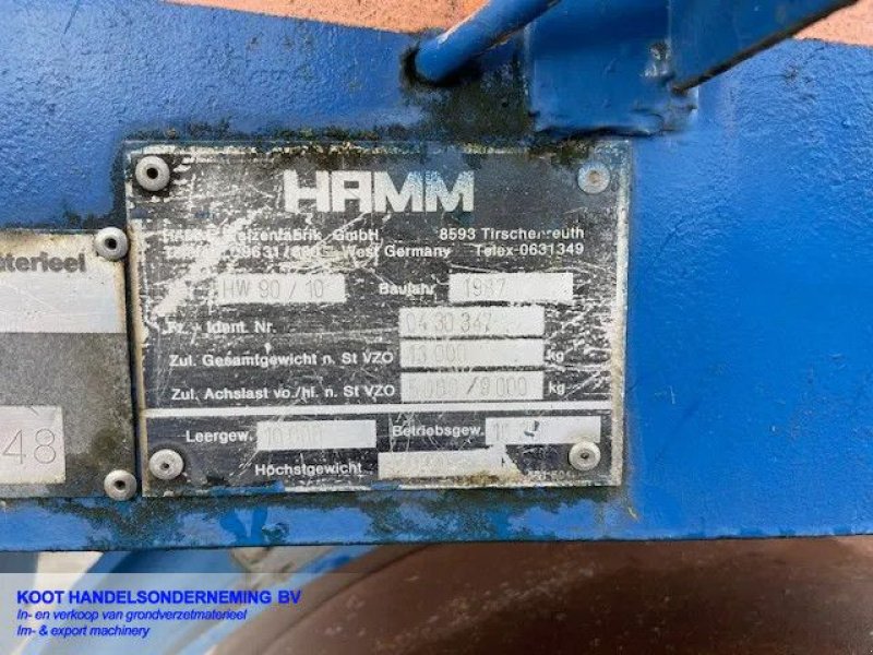 Packer & Walze of the type Hamm 2x HW 90 Deutz Engine Good working!, Gebrauchtmaschine in Nieuwerkerk aan den IJssel (Picture 11)