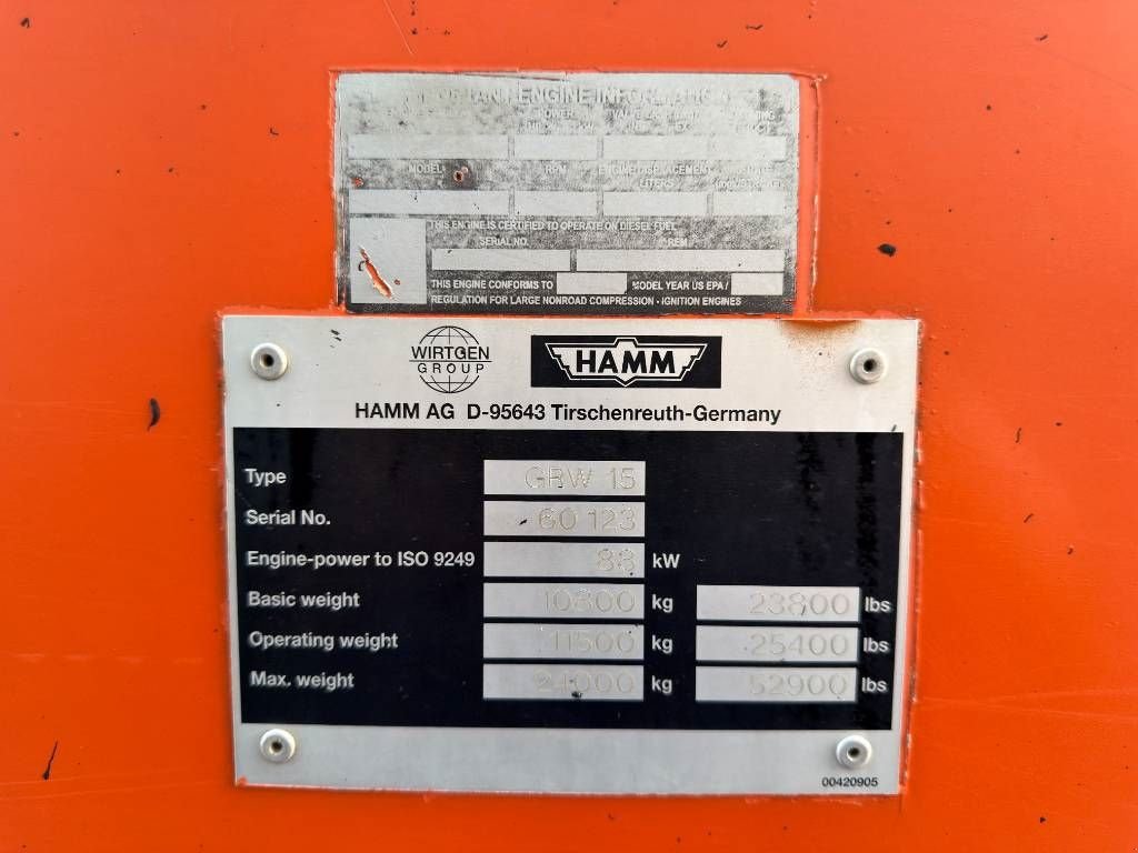 Packer & Walze du type Hamm GRW15, Gebrauchtmaschine en Venlo (Photo 4)