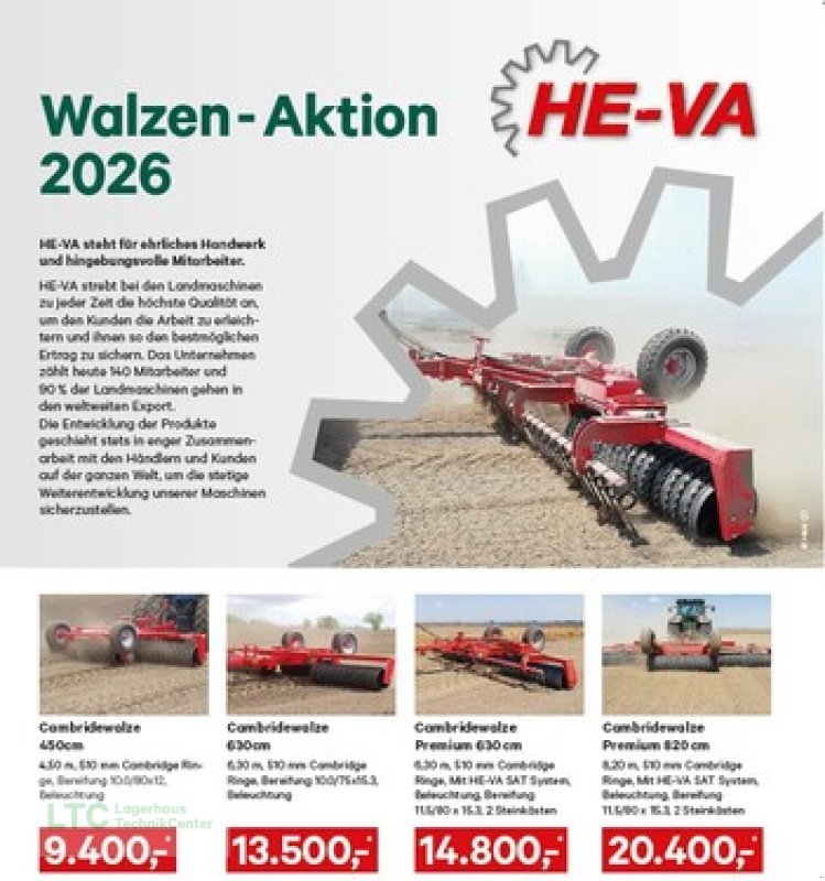 Packer & Walze Türe ait HE-VA Frontroller 3,00m, Neumaschine içinde Korneuburg (resim 10)