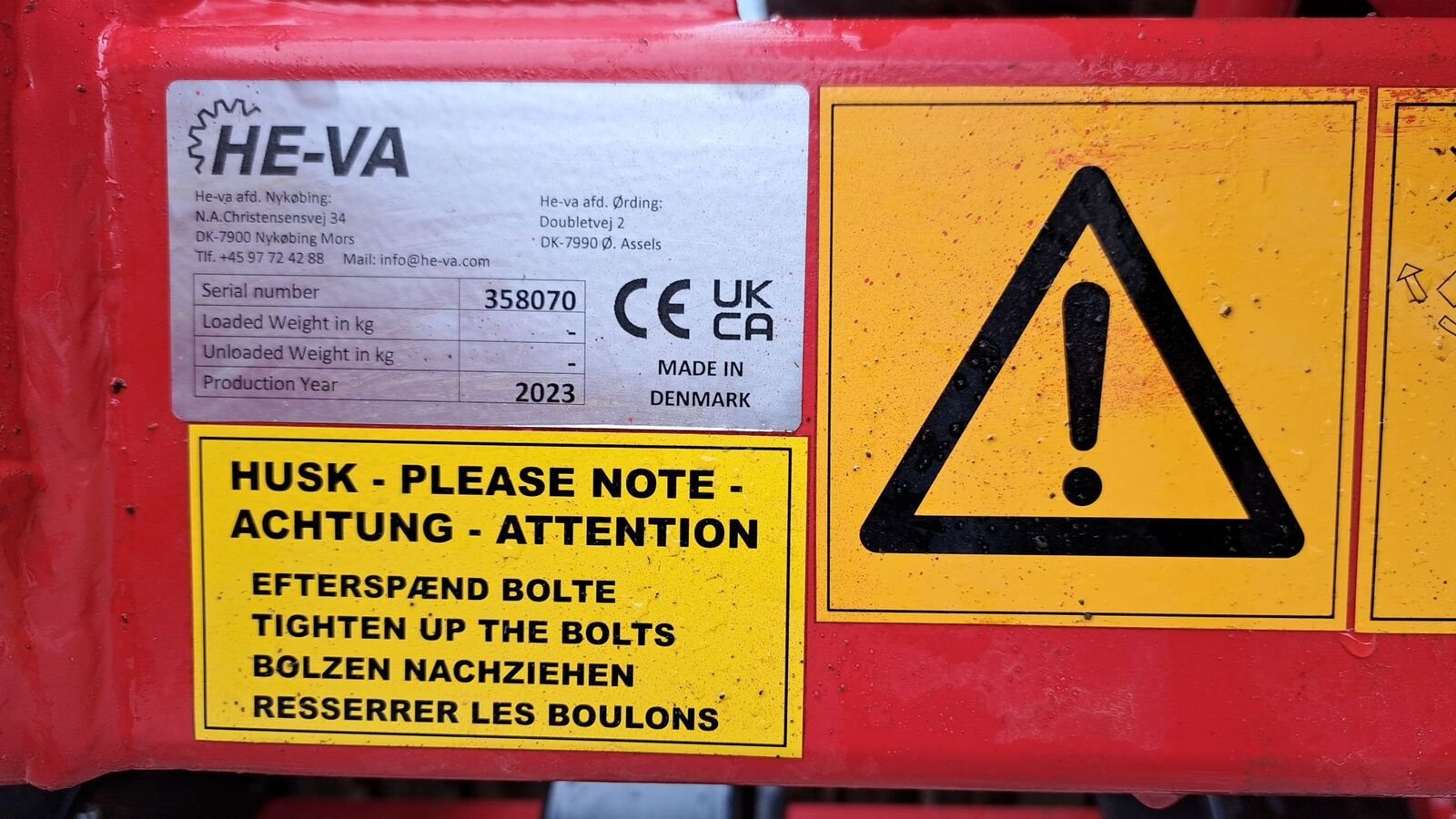 Packer & Walze des Typs HE-VA Tip-Roller 630 HD, Vorführmaschine in Zwettl (Bild 28)