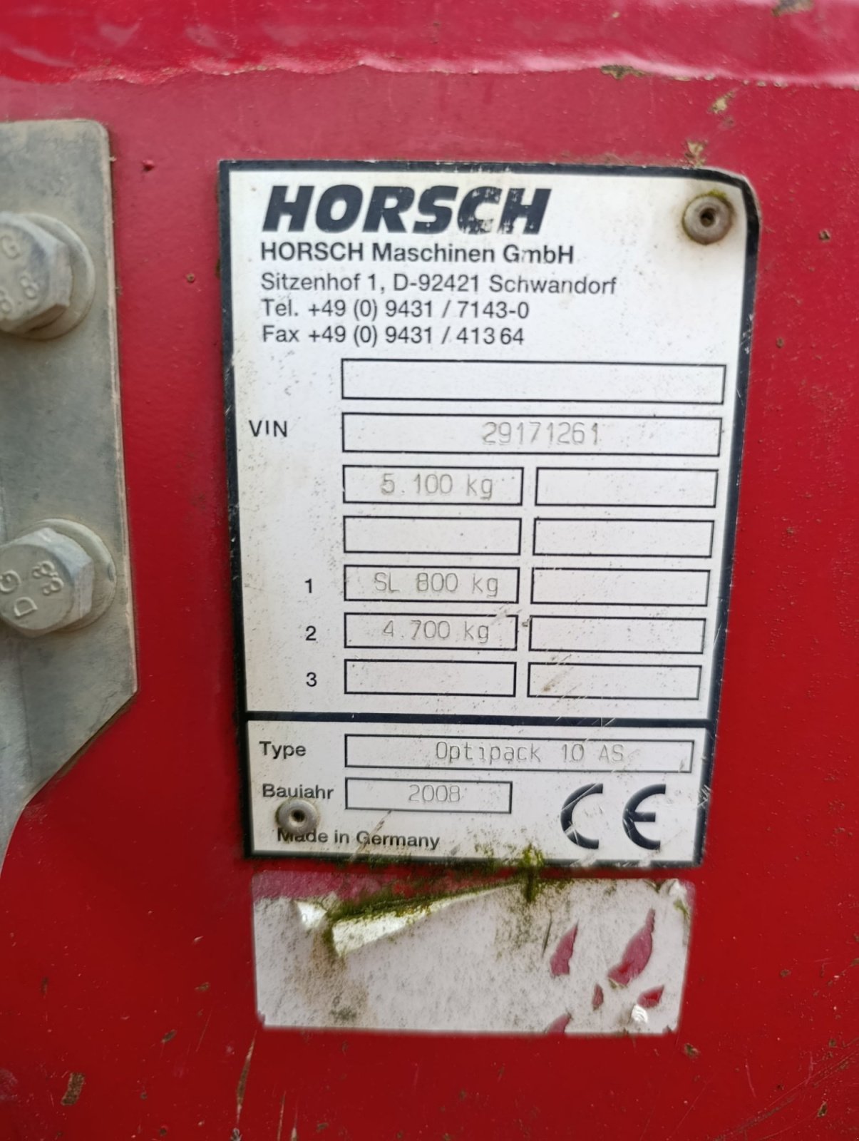 Packer & Walze Türe ait Horsch Optipack 10 AS, Gebrauchtmaschine içinde Tanna (resim 3)