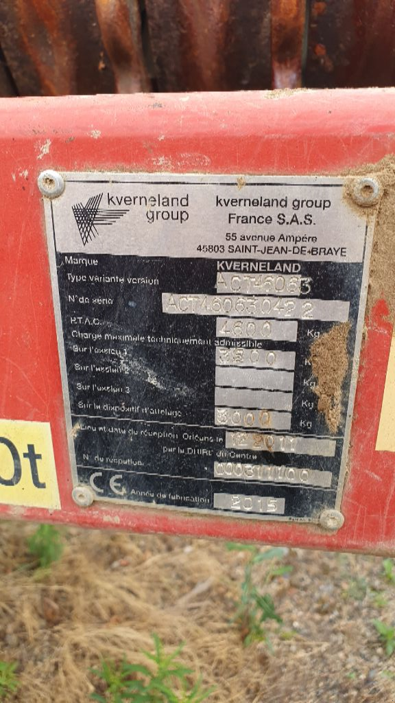 Packer & Walze типа Kverneland ACTIROLL  630 CLASSIC, Gebrauchtmaschine в CIVENS (Фотография 6)