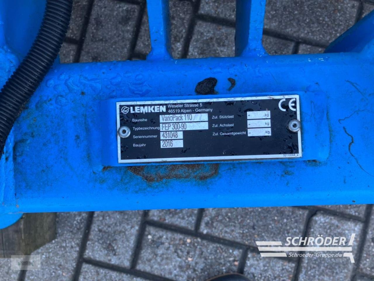 Packer & Walze van het type Lemken VARIOPACK 110 FEP 300-90, Gebrauchtmaschine in Twistringen (Foto 7)