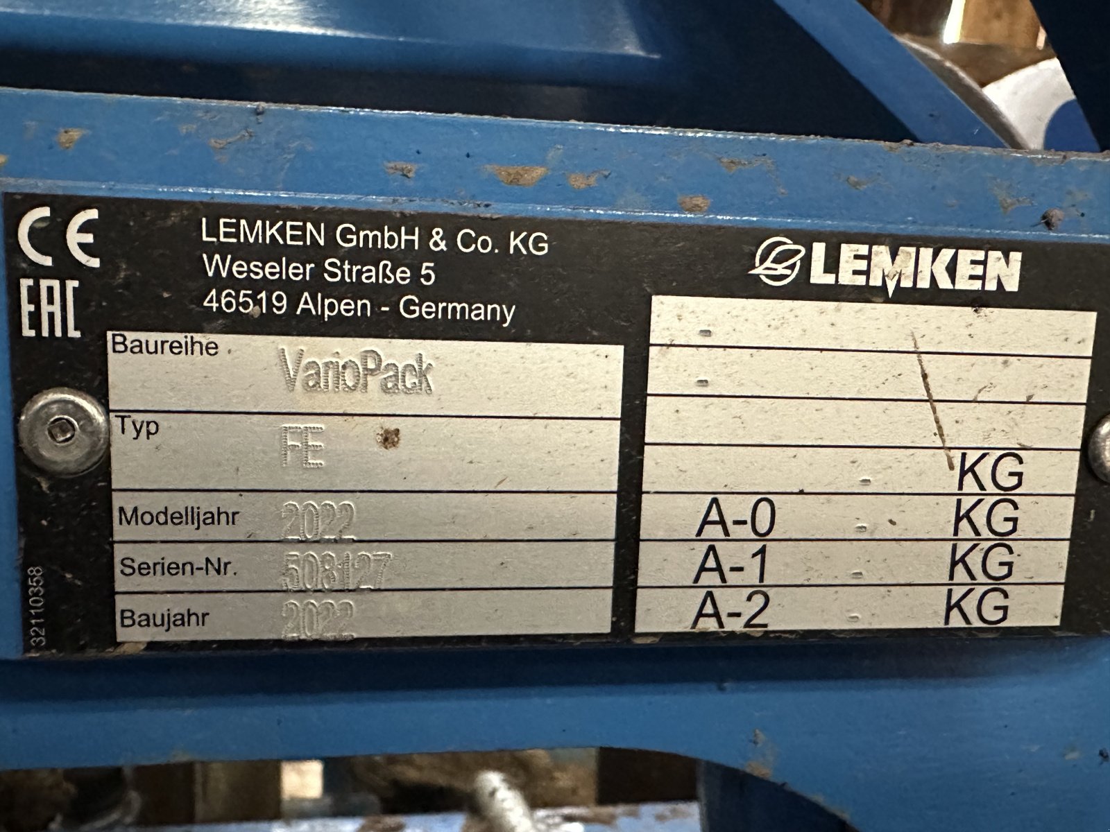Packer & Walze a típus Lemken VarioPack, Gebrauchtmaschine ekkor: Ebensfeld (Kép 6)