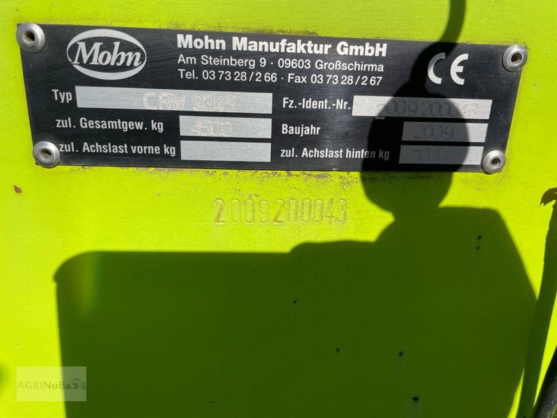 Packer & Walze van het type Mohn CRW 9345, Gebrauchtmaschine in Prenzlau (Foto 19)