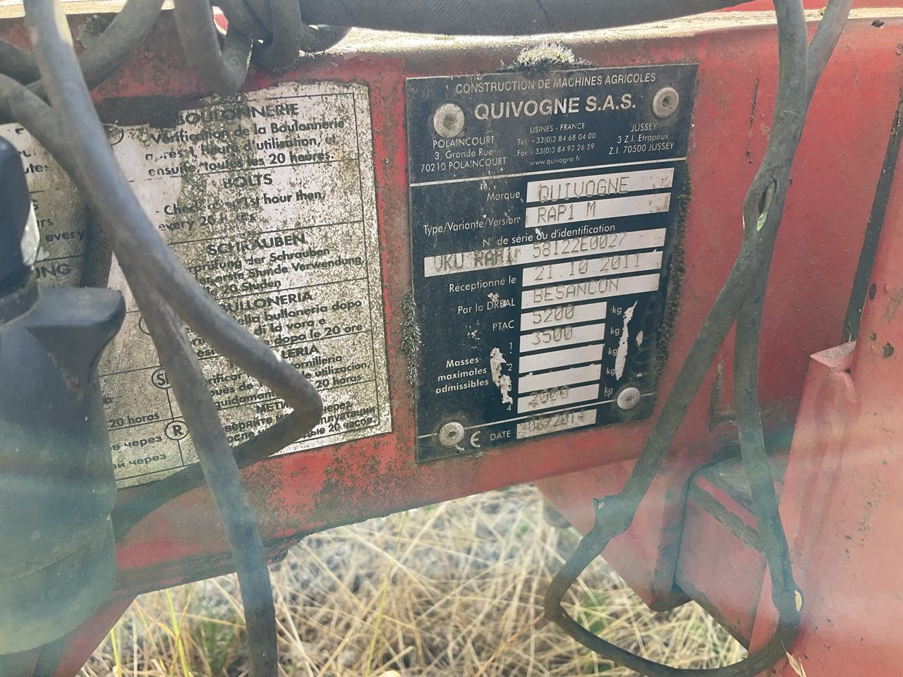Packer & Walze типа Quivogne RAP 530, Gebrauchtmaschine в MORLHON LE HAUT (Фотография 7)