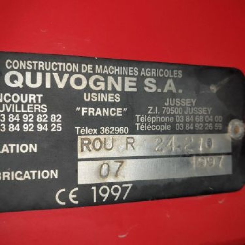 Packer & Walze des Typs Quivogne ROULEAU, Gebrauchtmaschine in RUPT (Bild 5)