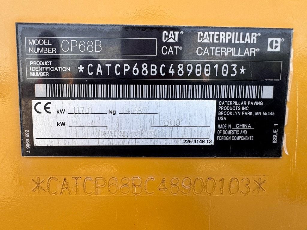 Packer & Walze van het type Sonstige Cat CP 68 B, Gebrauchtmaschine in Oud Gastel (Foto 7)