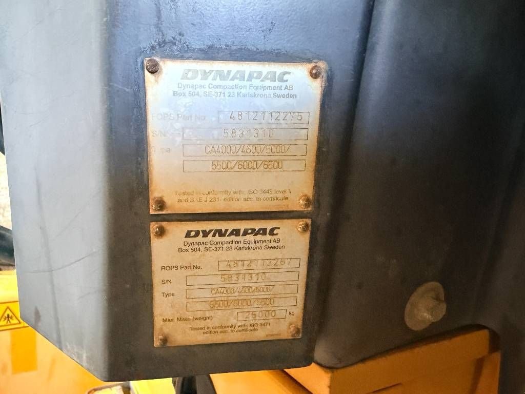 Packer & Walze du type Sonstige Dynapac CA6000D, Gebrauchtmaschine en Venlo (Photo 9)
