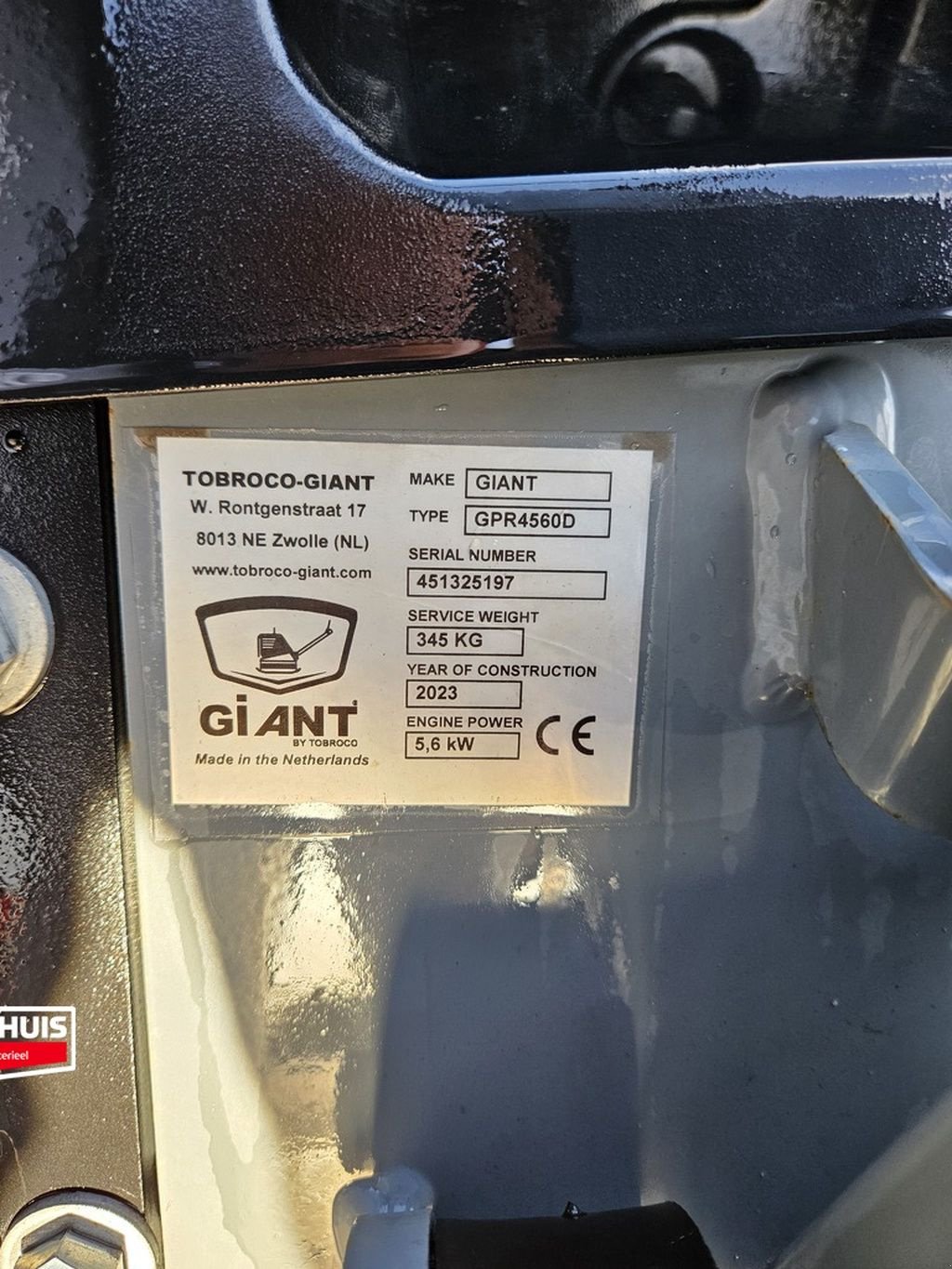 Packer & Walze des Typs Sonstige Giant GPR4560d, Gebrauchtmaschine in Oldebroek (Bild 3)