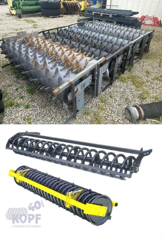 Packer & Walze типа Sonstige Packerwalzen NEU 2,0 m Abstreifer & Flexicon Spiralwalzen, Kernerwalzen 3m / 6m, Neumaschine в Schutterzell (Фотография 1)