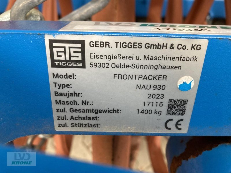 Packer & Walze typu Tigges Nautilus 930 W 160, Gebrauchtmaschine v Spelle (Obrázek 6)
