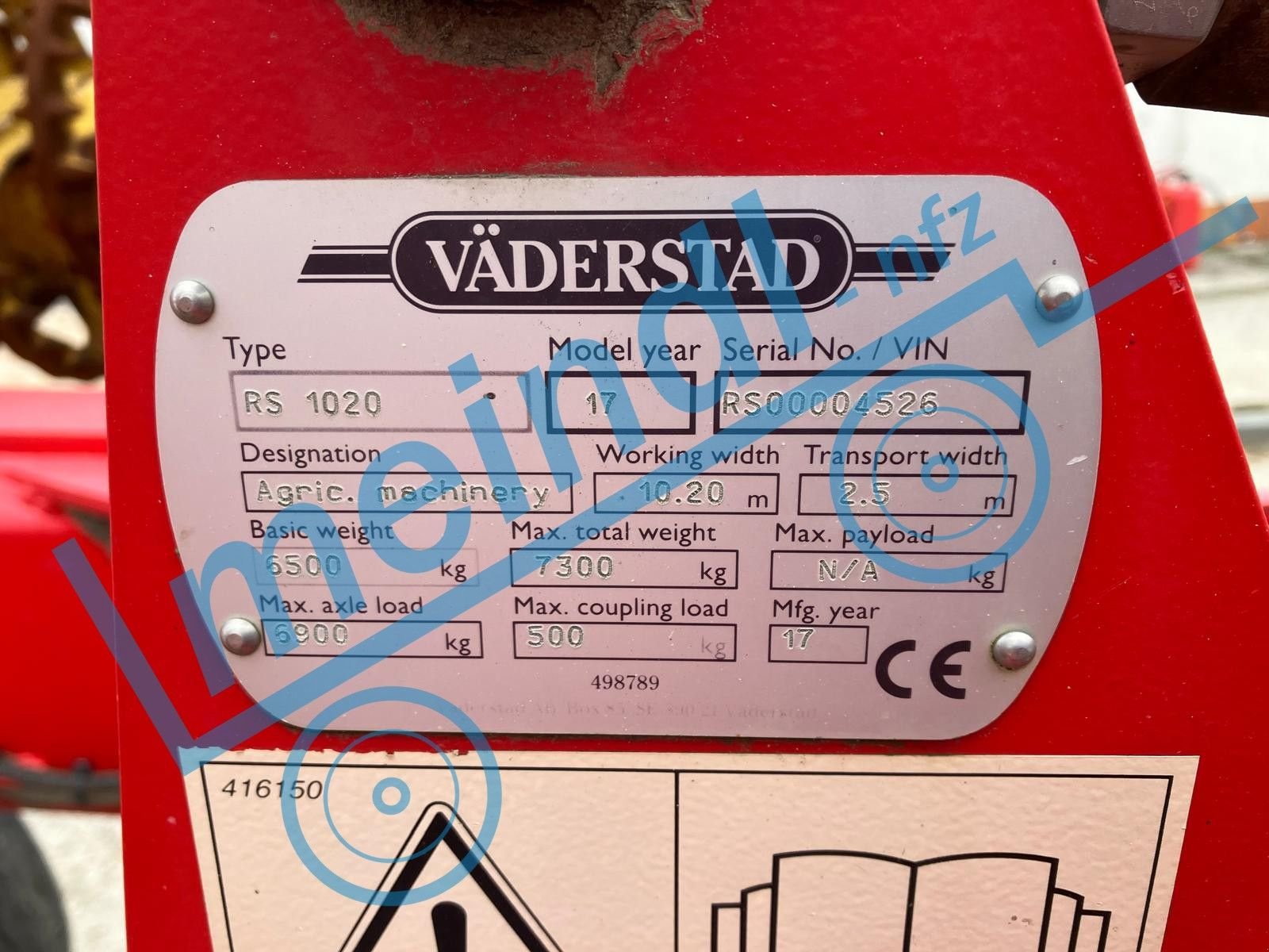 Packer & Walze του τύπου Väderstad Rexius 1020, Gebrauchtmaschine σε Eferding (Φωτογραφία 2)