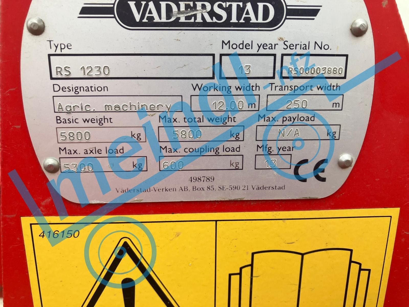 Packer & Walze of the type Väderstad Rexius 1230, Gebrauchtmaschine in Eferding (Picture 13)