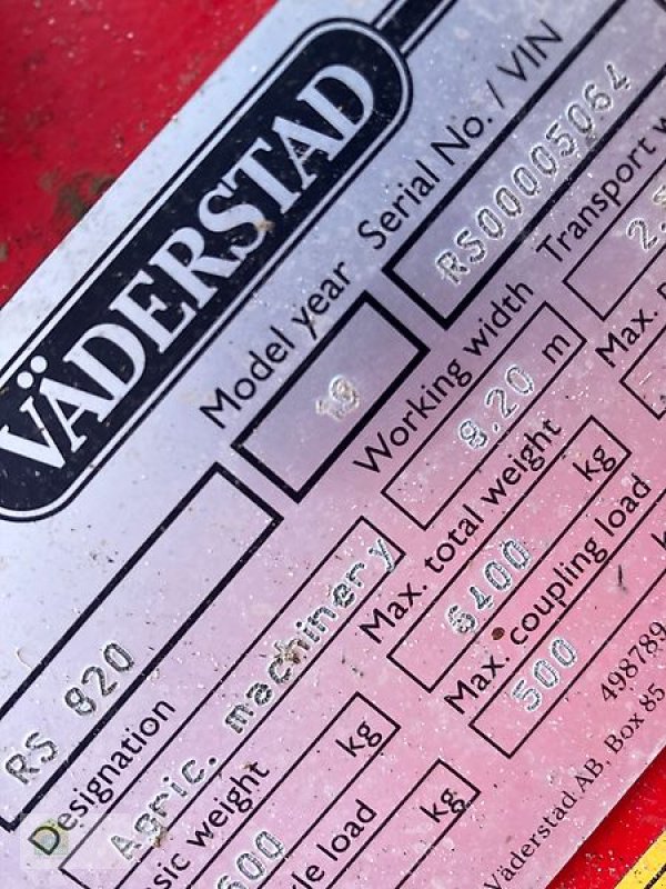 Packer & Walze του τύπου Väderstad Rexius RS 820, Gebrauchtmaschine σε Salsitz (Φωτογραφία 15)