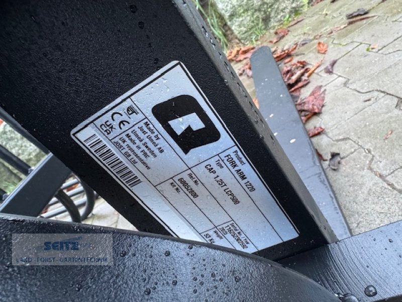 Palettengabel типа Quicke Palettengabel S 2,5 to. - 1220 mm, Neumaschine в Lindenfels-Glattbach (Фотография 5)