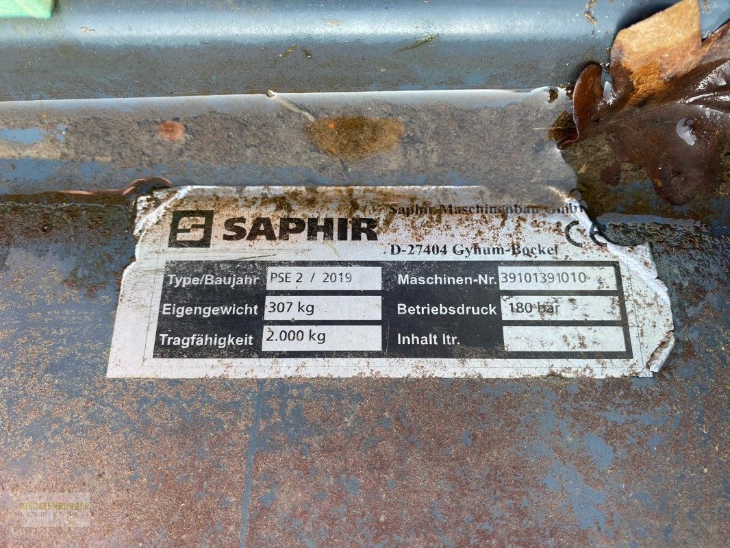 Palettengabel tip Saphir Poltergabel PSE 2, Gebrauchtmaschine in Mühlengeez (Poză 2)