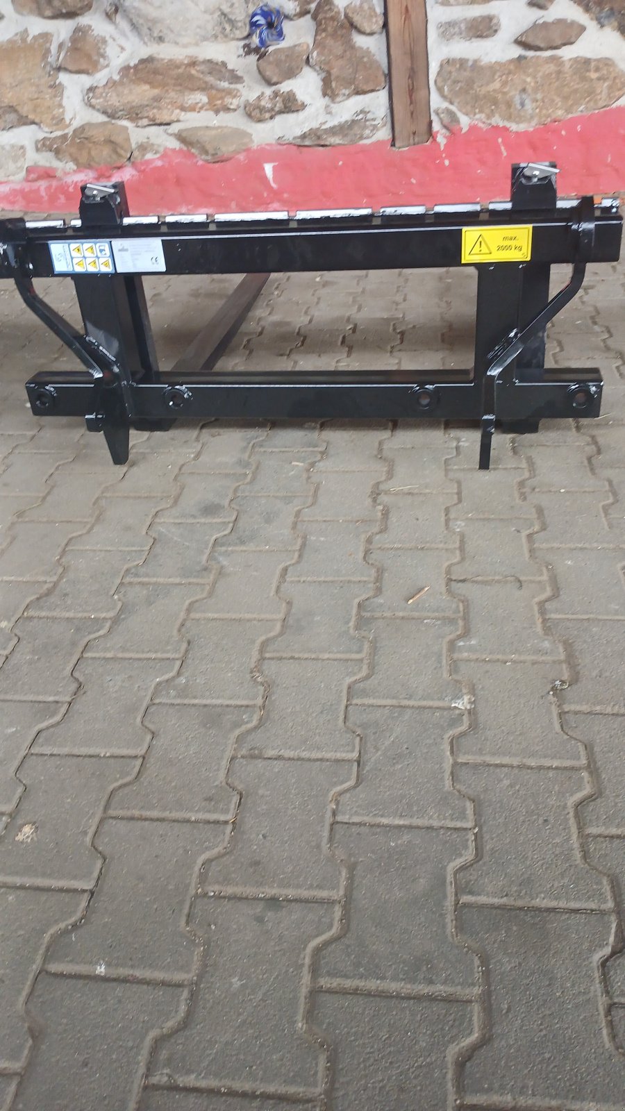 Palettengabel des Typs Sonstige Palettengabel Euroaufnahme 1 m Traktor Lader, Neumaschine in Bad Kötzting (Bild 3)