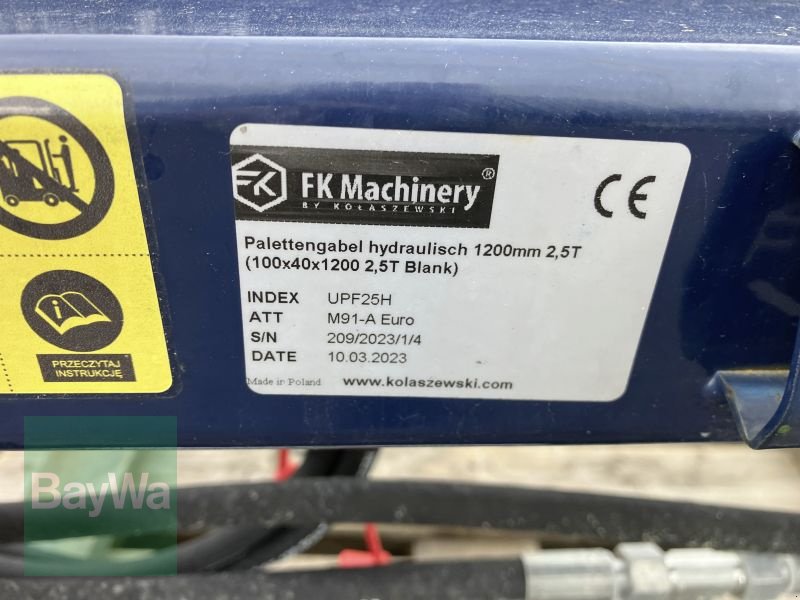Sonstige PALETTENGABEL UPF 25 H, Gebrauchtmaschine, Baujahr: 2023 (Bild 4) Palettengabel des Typs Sonstige PALETTENGABEL UPF 25 H, Gebrauchtmaschine in Waldkirchen (Bild 4)