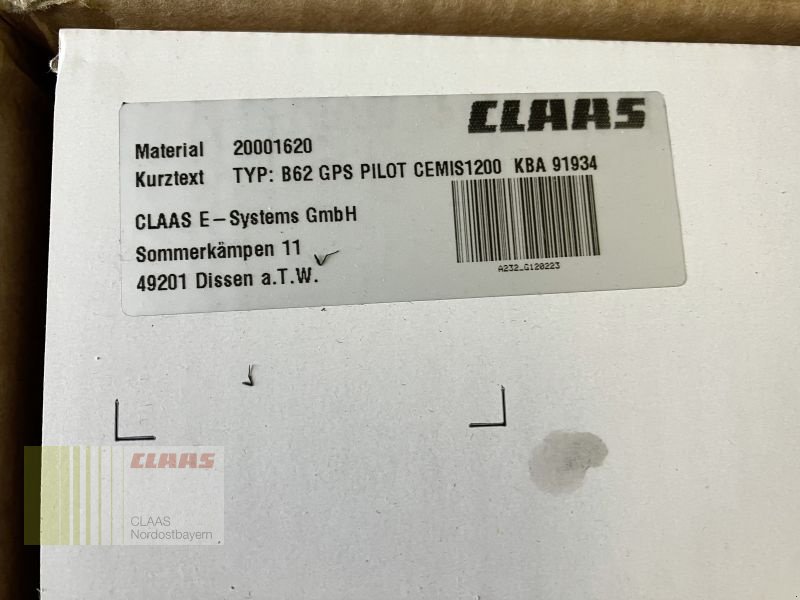 Parallelfahr-System typu CLAAS CEMIS 1200 + SAT 900 RTK TC/SC, Neumaschine w Bad Abbach (Zdjęcie 2)