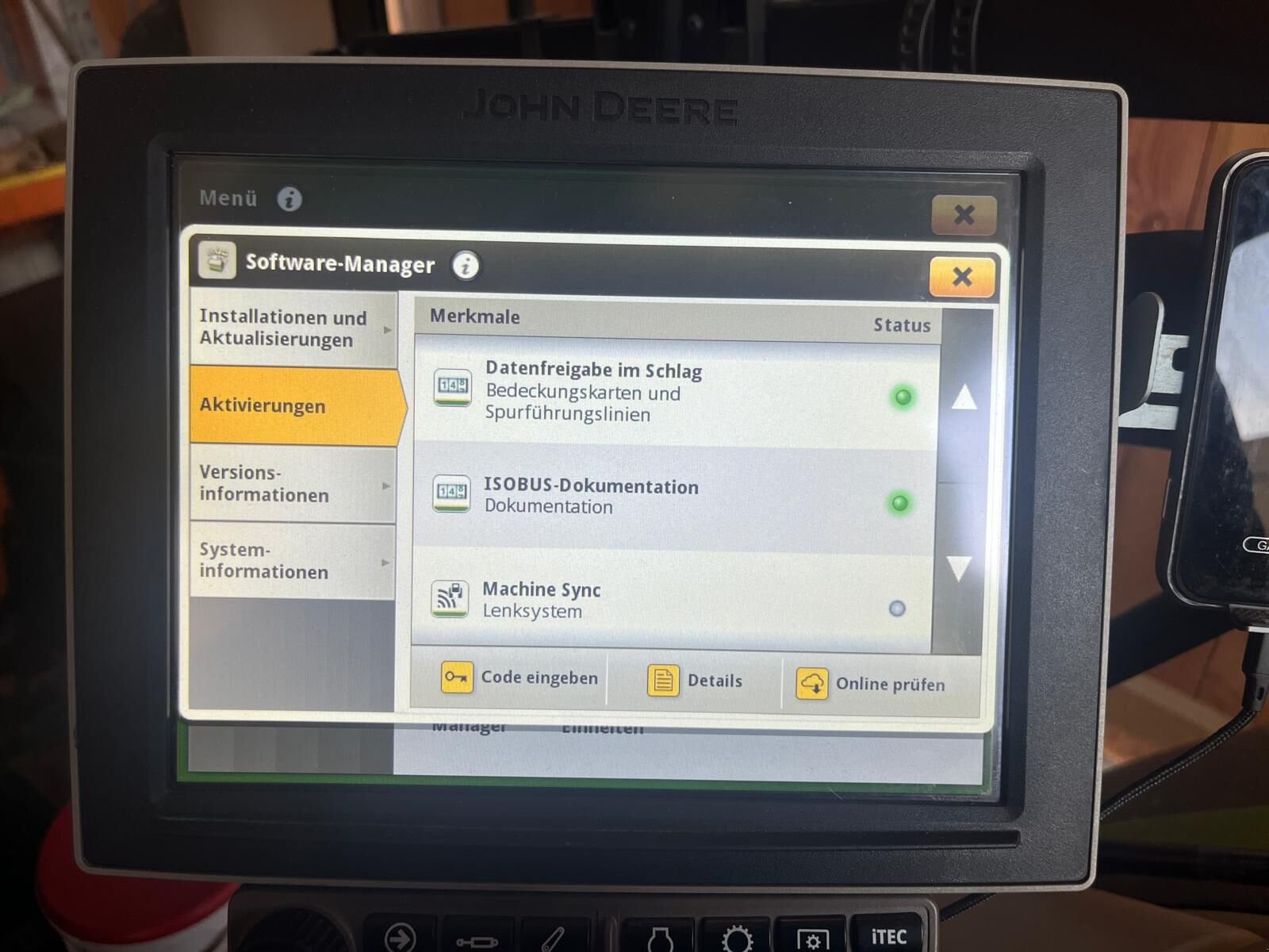 Parallelfahr-System от тип John Deere Command Center 4600, Gebrauchtmaschine в Kalsdorf (Снимка 4)