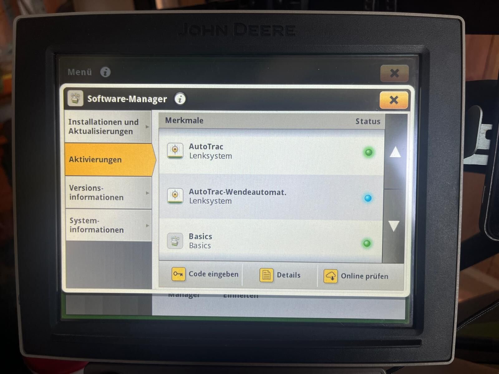 Parallelfahr-System от тип John Deere Command Center 4600, Gebrauchtmaschine в Kalsdorf (Снимка 3)