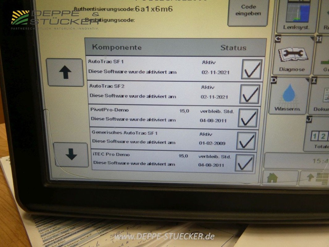 Parallelfahr-System des Typs John Deere Gen3 2630 Display mit AutoTrac, Gebrauchtmaschine in Lauterberg/Barbis (Bild 4)