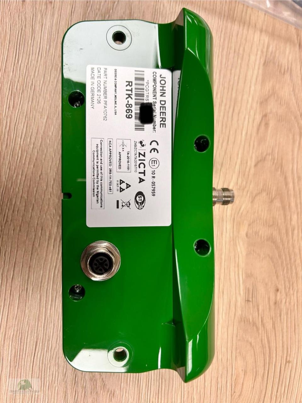 Parallelfahr-System tipa John Deere RTK Radio 869 MHz, Neumaschine u Steinwiesen (Slika 2)