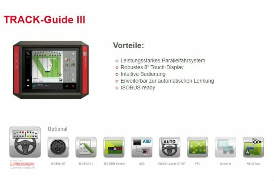 Parallelfahr-System типа Müller Track-Guide III inkl. ISOBUS UT&TC + SC, Neumaschine в Dorfen (Фотография 5)
