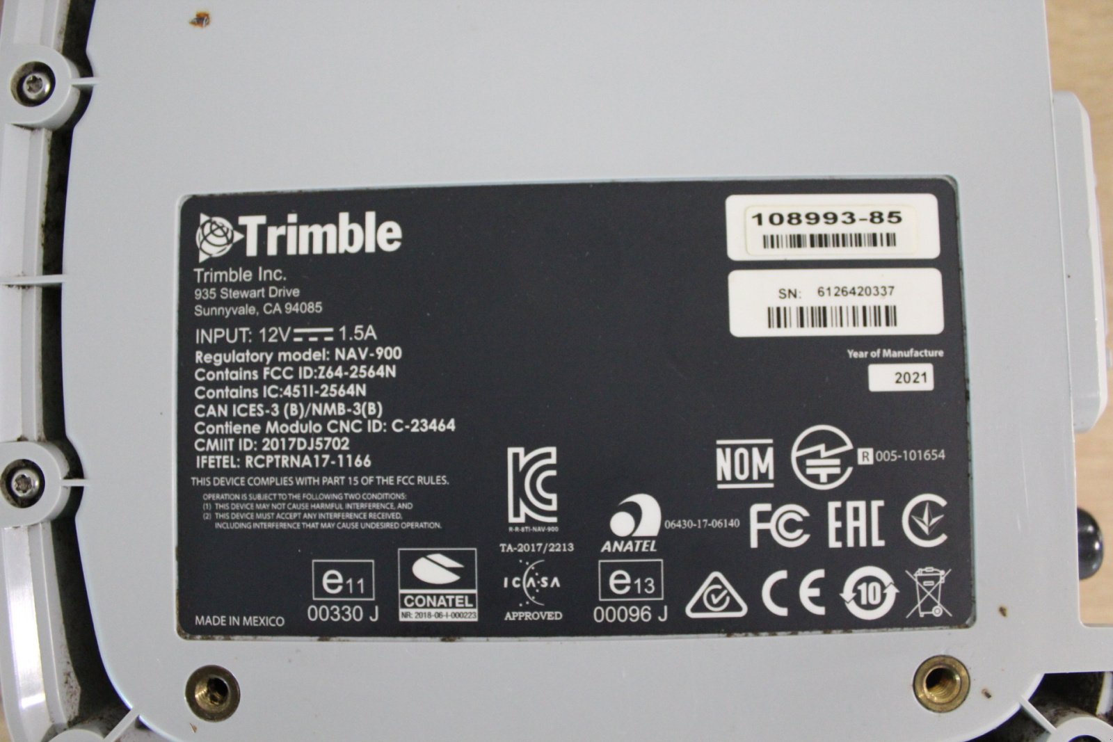 Parallelfahr-System van het type Trimble GPS Lenksystem GFX-750 *XCN-1050 mit NAV-900, Gebrauchtmaschine in Wagenfeld (Foto 4)