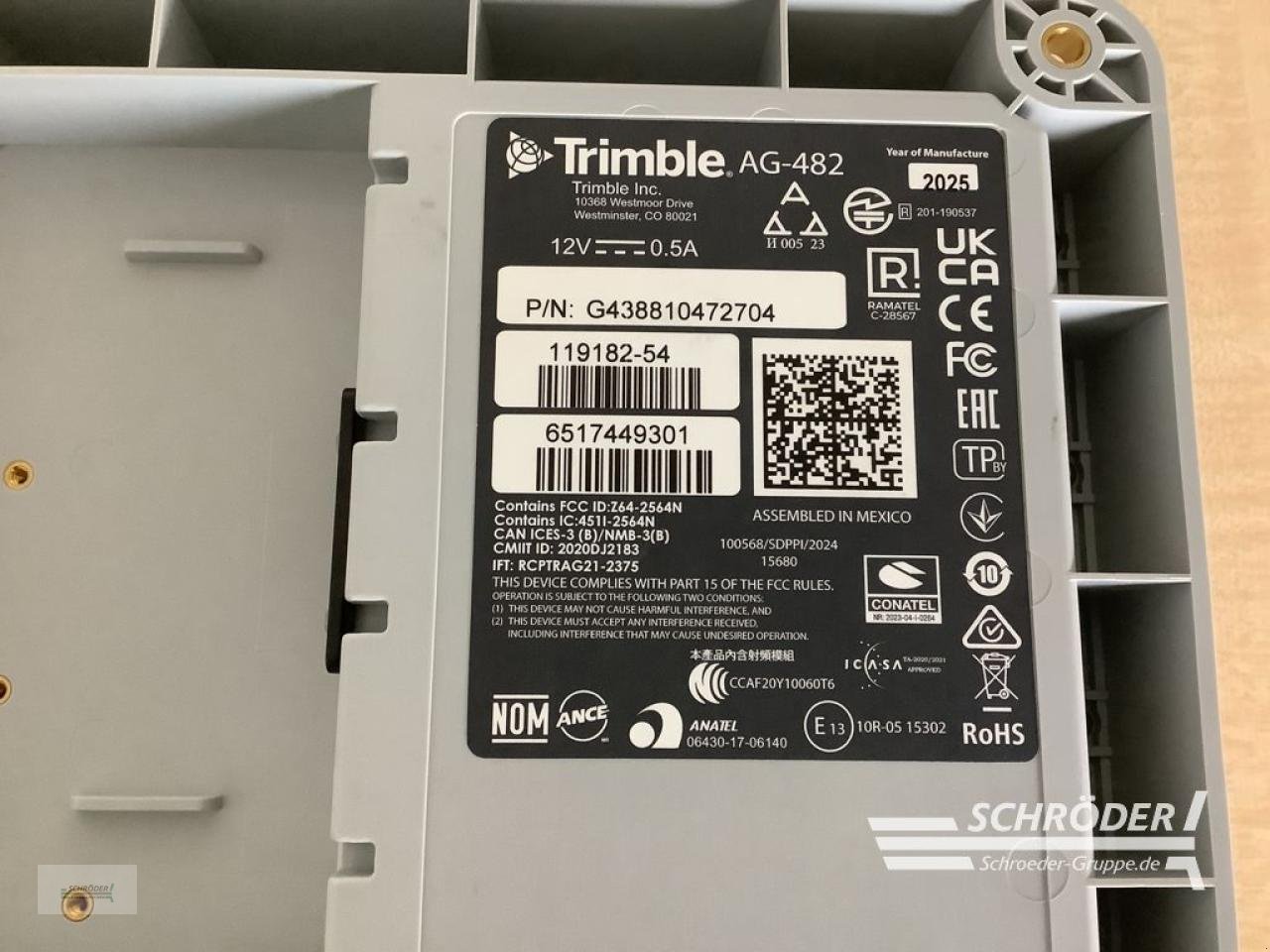 Parallelfahr-System des Typs Trimble VARIOGUIDE RTK, Neumaschine in Ahlerstedt (Bild 4)