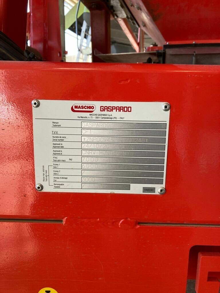 Pflanzmaschine Türe ait Gaspardo GIGANTE 400, Gebrauchtmaschine içinde NOGENT (resim 11)