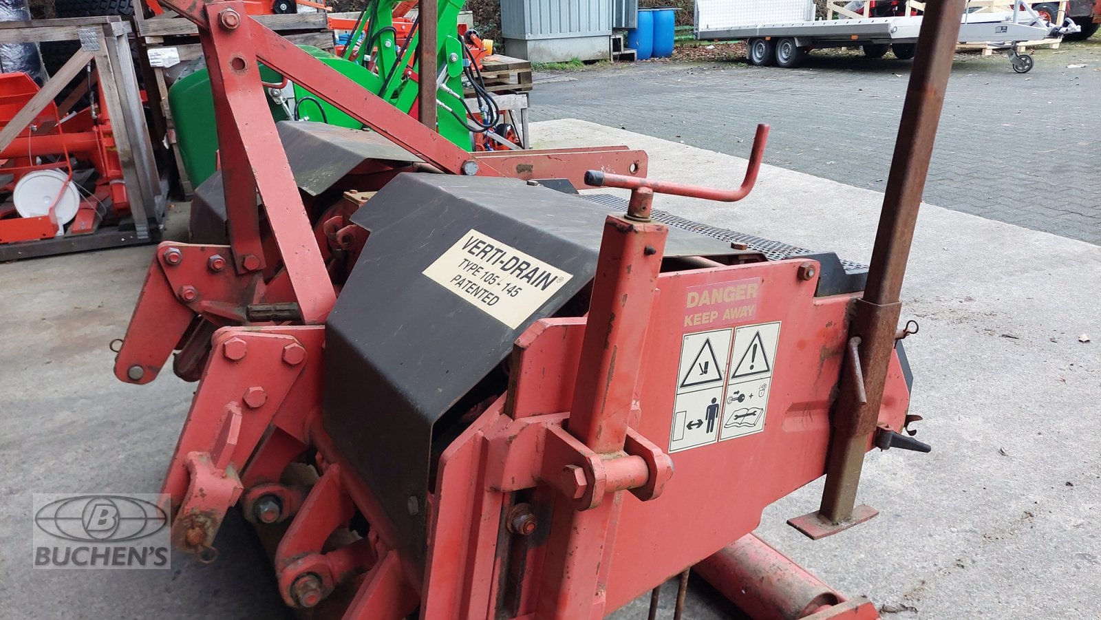 Pflegefahrzeug & Pflegegerät Türe ait Redexim Verti Drain 105.145, Gebrauchtmaschine içinde Olpe (resim 3)