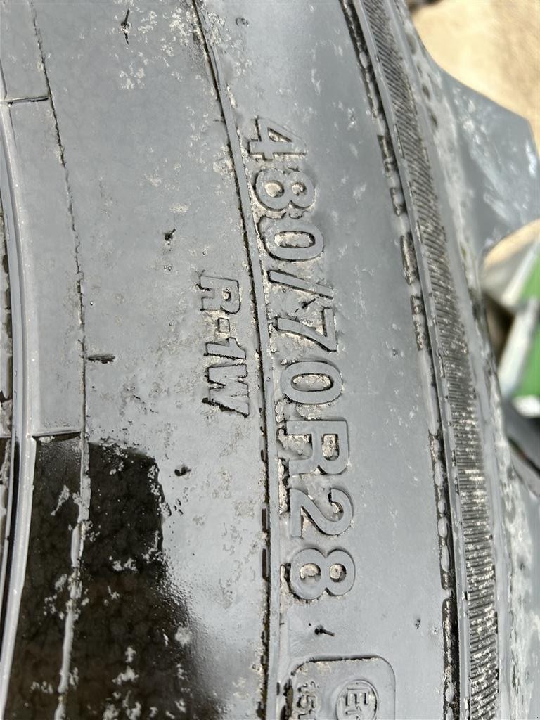 Pflegerad des Typs Alliance 480/80R42 + 480/70R28 - John Deere 6.120R spor 1.65 m, Gebrauchtmaschine in Rødekro (Bild 3)