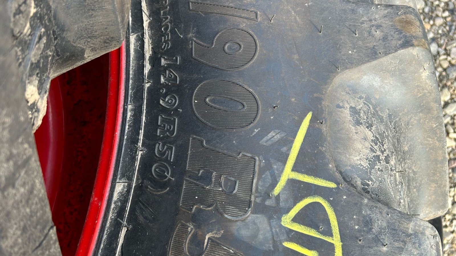 Pflegerad des Typs BKT 380/90R50 + 340/85R36 - spor 2m 10+10 huller - som nyt, Gebrauchtmaschine in Rødekro (Bild 6)